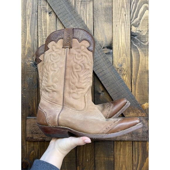 Sancho Hand Made Old Gringo Style Women’s  Cowgirl Cowboy Brown Boots Sz 41 - Picture 1 of 9